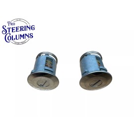 Strattec 91-93 RAMCHARGER W150 PICKUP IGNITION & DOOR LOCK CYLINDER SET CHROME 2 KEYS NEW