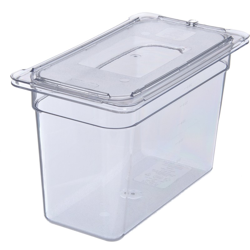CFS 10276U07 StorPlus Third Size Polycarbonate Universal Flat Surface Food