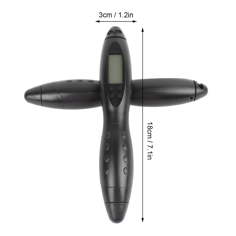 Black Smart Electronic Jump Rope with Counting Function Adult Fitness