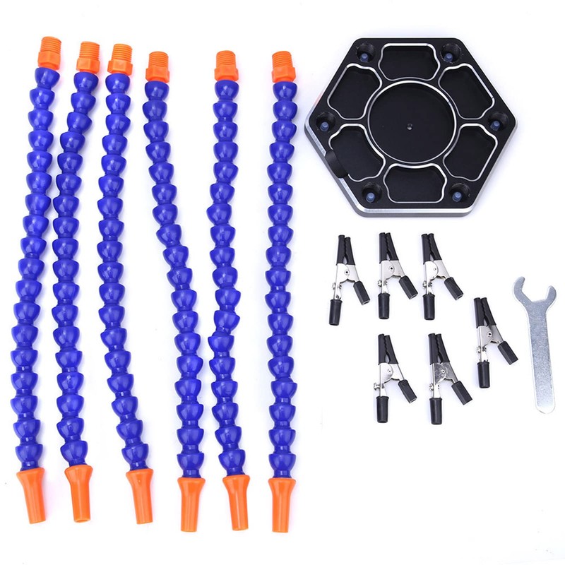 Soldering Third Hand, 6 Flexible Arms Soldering Aid Tool Tool,