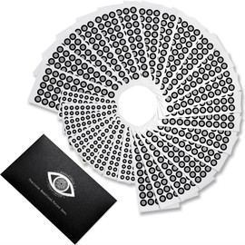 Rosjoy 1400 Dots 6mm & 3mm 3D Scanning Markers for 3D Scanner, 1000 + 400