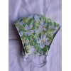 Face Mask triple Layer Reusable Handmade Washable Cloth Yellow Flowers