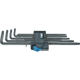 Wera 967 TX XL TORX® Holding Function BlackLaser Long L-key set, TX 8-40, 9pc, 05024450001