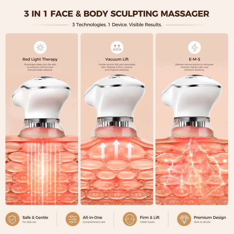 HuixinLine 4 in 1 Body Sculpting Machine, Anti Cellulite Massage