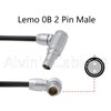 Alvin's Cables 2 Pin Male Right Angle to D-Tap Coiled