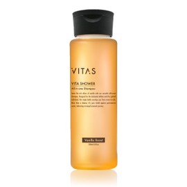 VITAS Vitus Bitus Shower All-in-One Shampoo Bottle, Highly Moisturizing, Moisturizing, Made in Japan [Vanilla Boost Scent]