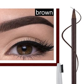 Guapa 6pcs Microblading Brow Mapping Pencil Professional Eyebrow Design Perfect for Pre Drew Brow Hairstrokes Lines (Brown)