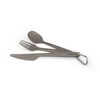 Origin Outdoors Titan Cutlery Set, Grey, One Size