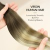 HOTBANANA Invisi Edge Tape in Hair Extensions Human Hair, 16inch