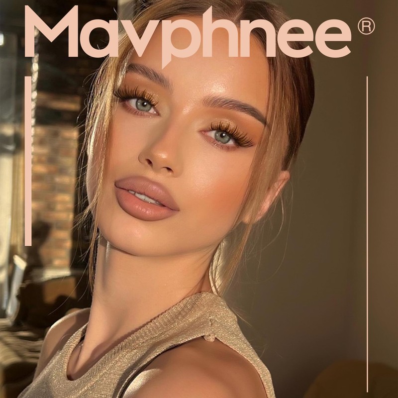 Mavphnee Brown Lash Clusters 168 Pcs Natural Looking 8-16MM Eyelash
