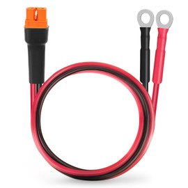 MOOKEERF XT60i to O Ring Terminal Cable 12 AWG 3FT XT60i Female to O Ring Connector XT60i-F Extension Cable for Portable Power Station Solar Generator