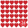 Beistle 77760-12 36-Piece RedPrinted Heart Cutout, 12-Inch