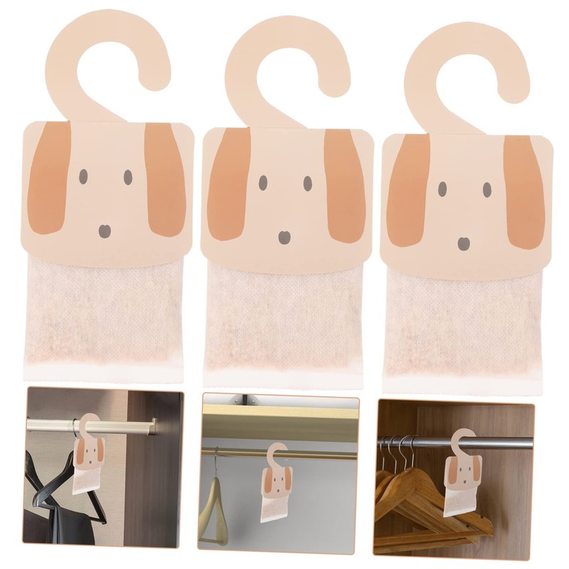 BIUDECO 3pcs Natural Fragrant Sachets for Wardrobe Closet and Car