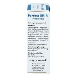 Perfect Skin Hyaluronic Grandel Capsules Pack of 30