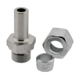Adjustable Straight Cutting Ring Fitting 10 G 1/4 Inch, Galvanised Steel Screw Fitting