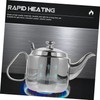 OHPHCALL 1pc Stainless Steel Strainer Kettle Tea Pot with Automatic