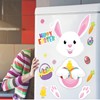 16 Pieces Happy Easter Bunny Refrigerator Magnets Fridge Magnet Sticker