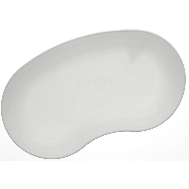 Kosmetex kidney bowl, plastic, white, food-safe, disinfectable, autoclavable, 26 cm,