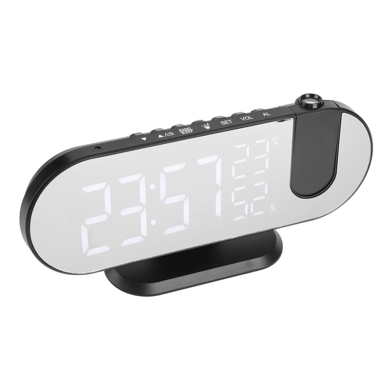 Projection Alarm Clock LED Digital Photosensitive Electronic Clock with 180
