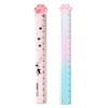 Zeayebsr Pack of 2 Plastic Ruler, Ruler 15 cm Primary