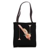 Cute Monogram Initial Coloured Letters Flowers Capital N Tote Bag