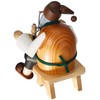 KWO Sapling Carver Smoking Men Incense Holder, 15 cm, Wood,