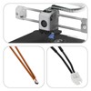 1 Set Keramik Heizung Thermistor Temperatursensor für 3D-Drucker-Extrusionsgeräte-Zubehör Metall-Halteklammer kompatibel