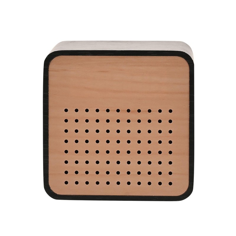Widdop and Co Interval LED Wooden Alarm Clock with Bluetooth