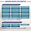 Magimaker Washer Door Lock Switch Assembly WH10X20821 Compatible with GE