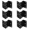 GBGS 6 Pcs 2-3/4" High Half-Surface Chest Hinges for 1-3/8"