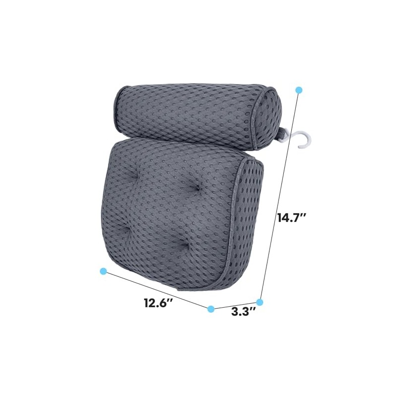 AEROiVi Luxury Bath Pillows for Tub，Bath Pillow Bathtub Pillows for