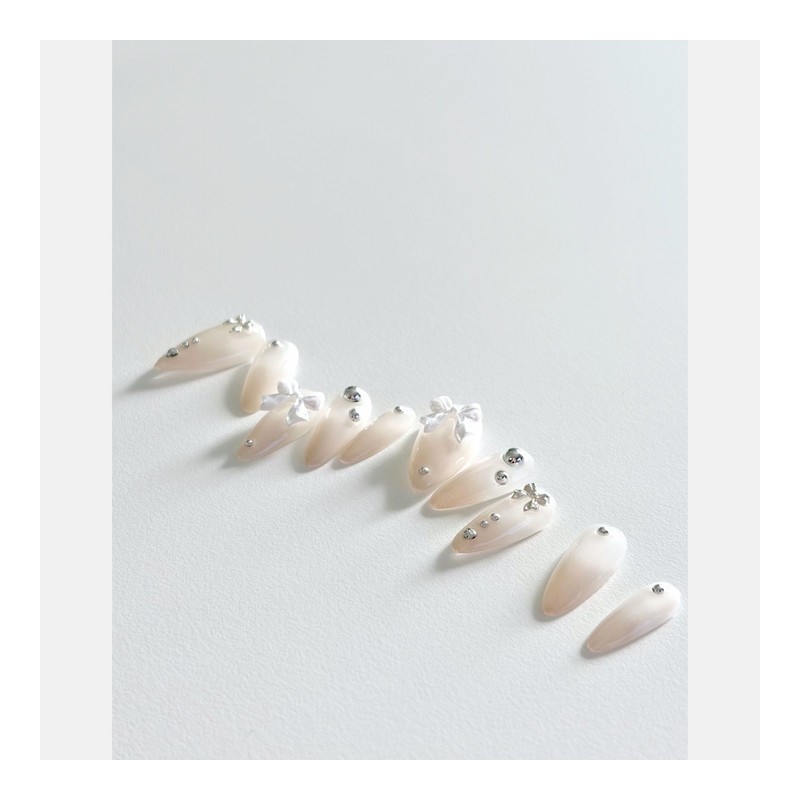 [Pure] Handmade nail tips - Stiletto / [순수 Pure] 수제네일팁