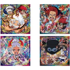 BANDAI Niformeshon One Piece Great Pirate Sticker Wafers LOG.13 Wafers (Baked Confectionery) Food Toy [BOX Sale/Set of 20 pieces]