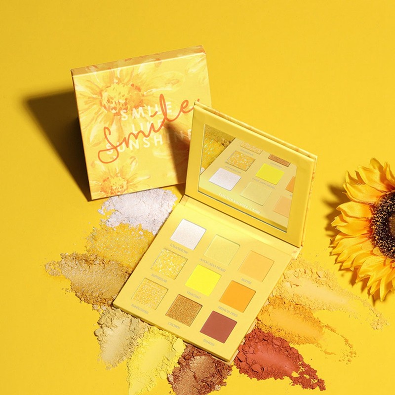 9 Colors Waterproof Matte Glitter Eye Shadow Palettes Makeup Cosmetics