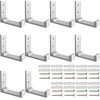 Folding Coat Hooks, 10Pcs Wall Hooks for Hanging Coat Towel