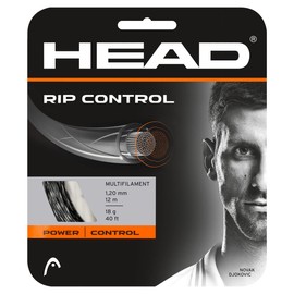 HEAD Unisex's Set Rip Control 05/06 Racquet String-Multi-Colour/Black, Size 18