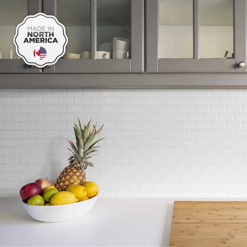 SMART TILES Peel and Stick Backsplash - 10 Sheets of