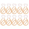 100Pcs Metal Paperclips Cute Chicken Leg Shape Electroplating Rustproof Portable