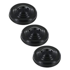 Weighted 3 Hole Flag Base for 4in x 6in Stick Flags - Black (3 PK)