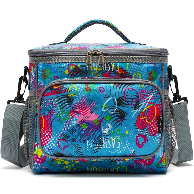 FlowFly Insulated Reusable Lunch Bag Adult Large Lunch Box for