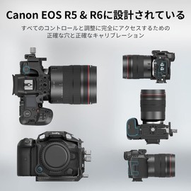 SmallRig Black Mamba Half Cage/Cable Clip for Canon R5 / R6 / R5 C3656 3656