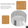 1PCS 2/3CUP(158ml) Dog Cat Food Scoop, Stainless Steel Measuring Cup,