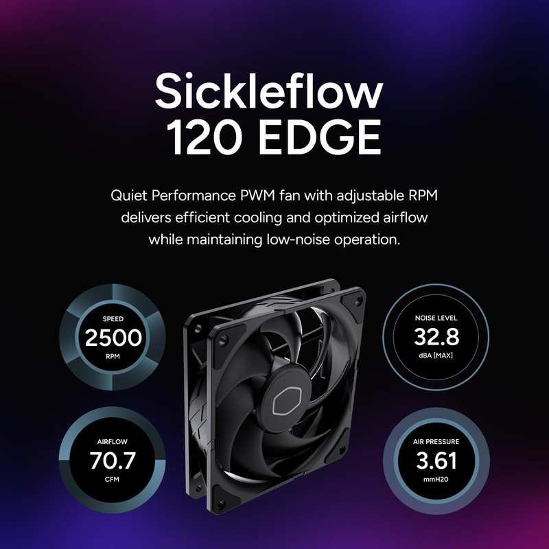 Cooler Master Hyper 212 Black CPU Air Cooler – 120mm