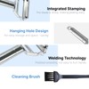 Professional Julienne Peeler Stainless Steel Cutter Slicer, Includes Cleaning Brush,