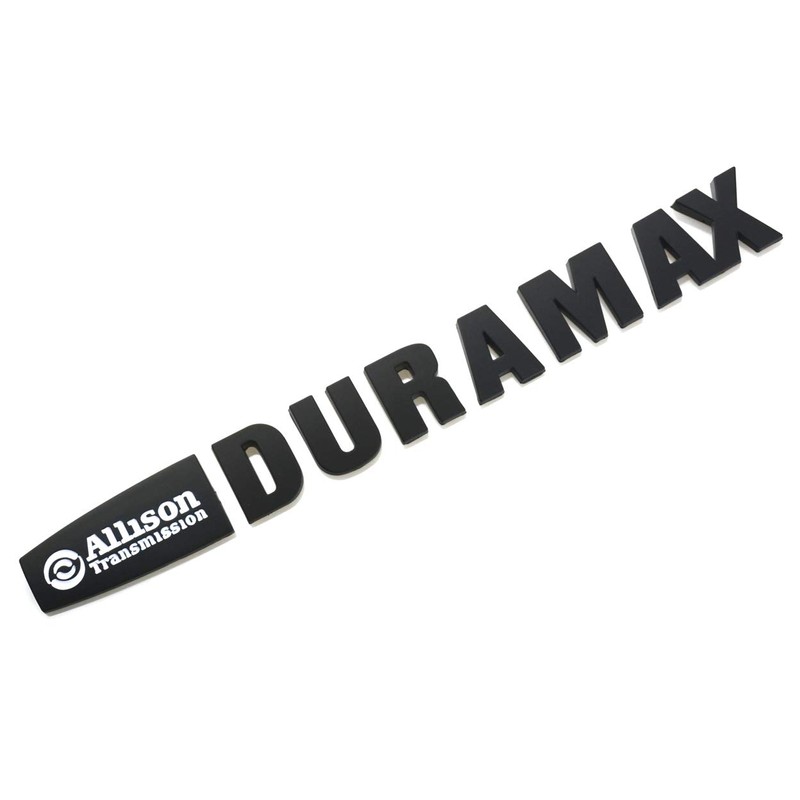 Aimoll 2pcs Allison Duramax Badges Emblems Replacement for Silverado 2500