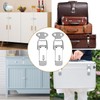 Spring Loaded Toggle Latch, 16PCS Latch with Lock Hole 56