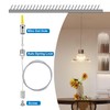 Teemyaa 20 Sets Hexagon Light Fixture Hanging System Kit, Ceiling