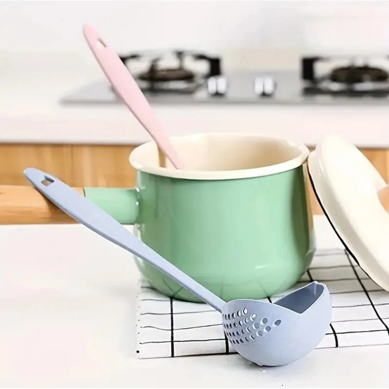 SKPYFD 2 In 1 Kitchen Ladle Soup Pan Spoon with