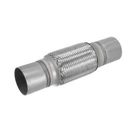 Hihaha Car Exhaust Flex Pipe/Inner for Car/Durable 2.25"x6"x10" / Silver Tone 1 Pcs