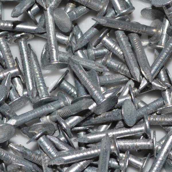 20mm Galvanised Roofing Felt Clout Nails, Perfect for Securing Roofing
